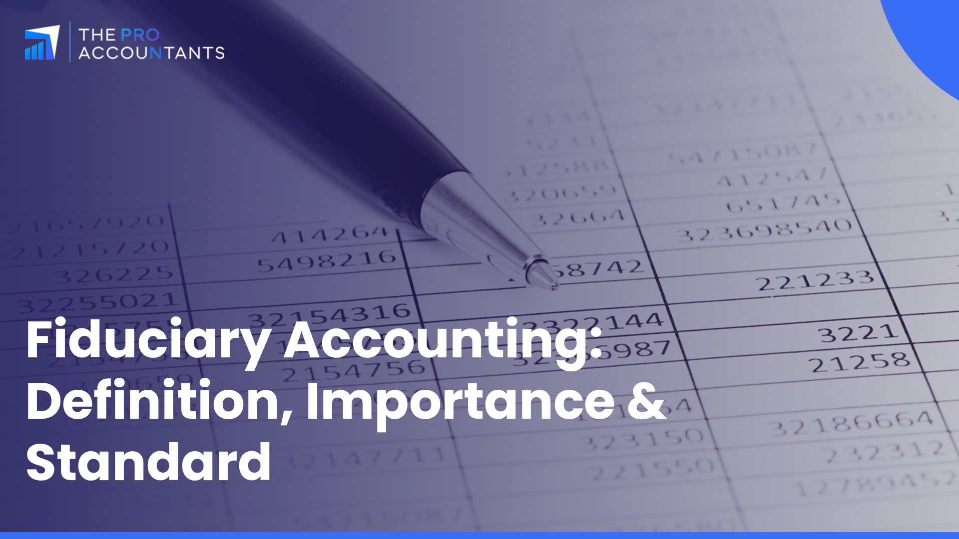 What is Fiduciary Accounting?